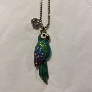 Vintage Betsey Johnson Parrot Necklace